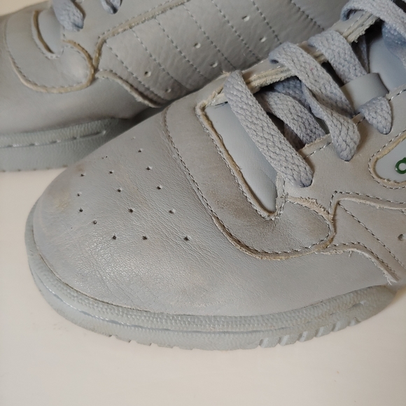 Adidas Yeezy Calabasas Powerphase Leather Sneakers Grey Size US 6.5 - Picture 12 of 16